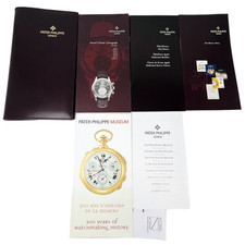 Patek Philippe Instruction Booklet Set with Leather Folder