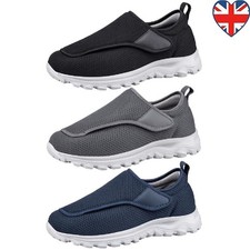 MENS Wide Walking Shoes Slip-on Orthopedic shoes Diabetic Shoes for Swollen Feet