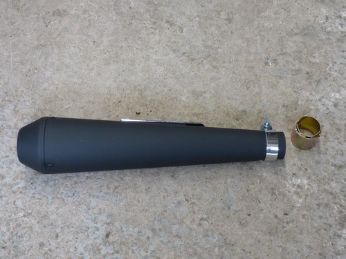Black adjustable exhaust - adjustable, for