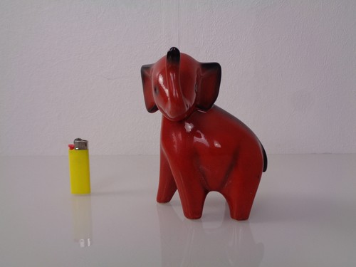1960s pottery elephant - 1960s,