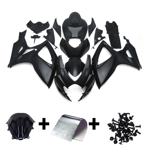 Matte black fairing - kit, for