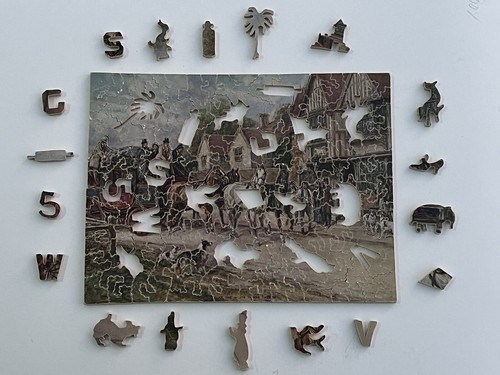 Wood premier jig saw puzzle - puzzle, at