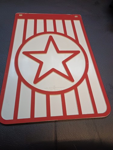 Mudflap red white - red, vespa