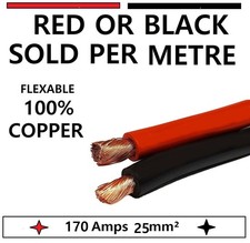 170Amp 25mm² Battery Cable