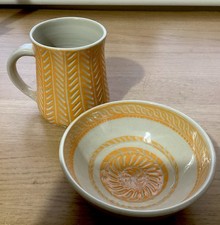 Lovely hand made thrown set 2