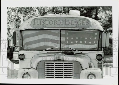 Press photo american - press, flag