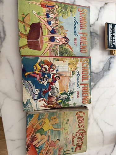 Vintage school friend annuals - friend,