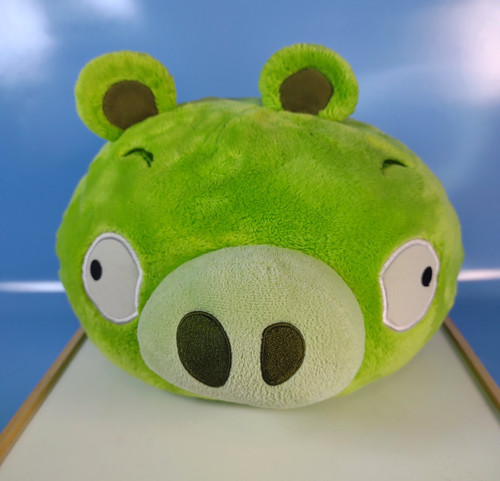 Angry birds green pig bad - angry,