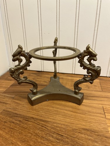 Vintage brass dragon tripod - vintage,