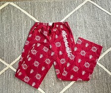 Vintage Y2K Abercrombie and Fitch A&F Christmas Flannel PJ Pants Sz Large Kids