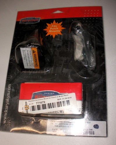 Kuryakyn chrome mount fits - kuryakyn,