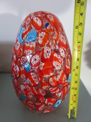 Large murano millefiori glass - murano,