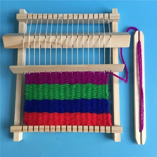 Wooden weaving loom diy yarn - weaving,