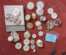 Collection Of Pearl / Pearl Like Buttons. Variety Of Sizes