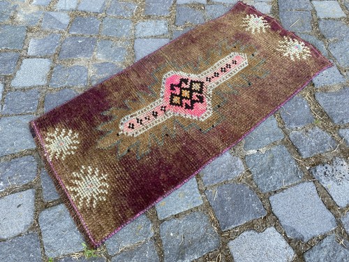 Vintage oushak rug - vintage,