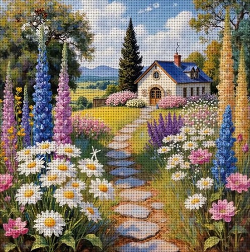Garden path printed - 11, count