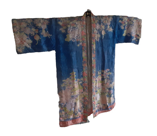Vintage 1920 floral silk - 1920's,
