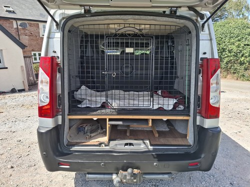 Dog equipped van - van.,