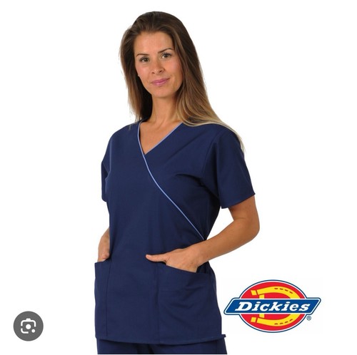 Dickies ladies wrap scrub top - wrap,