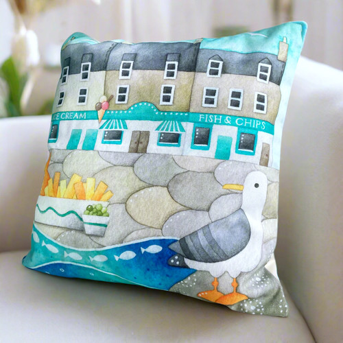 Seagull cushion cover - cushion,
