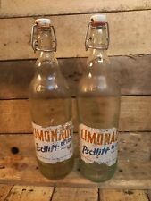 Vintage French Lemonade Bottles.
