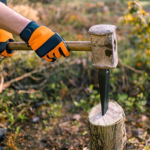 Wooden log splitters - wooden,