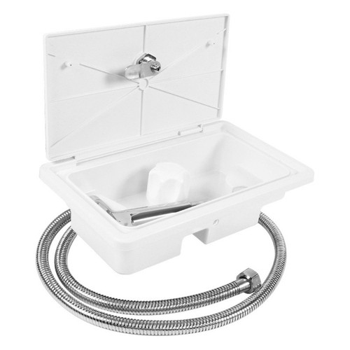 Shower enclosure with 7 - rv,