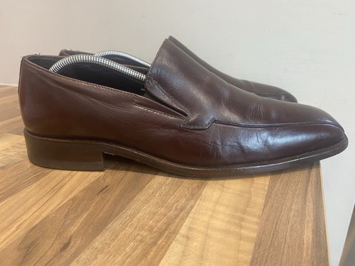 Loake mens brown - leather, slip