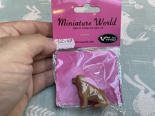 Dolls House Golden Labrador Scratching Pet Puppy Dog Miniature 1:12 Accessory