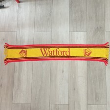 Very Old Rare Watford FC Football Scarf Bufanda Sciarpa 