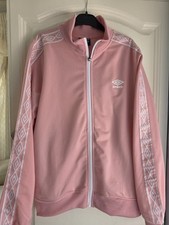 Umbro Retro Pink Tracksuit Top