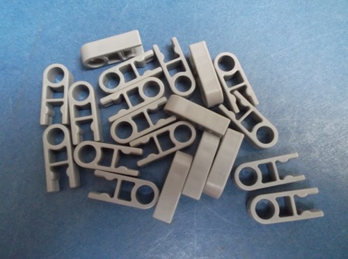 Nex clip with hole end - k', grey