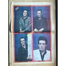 CLASH RECORD MIRROR POSTER Original 1980 record miror centre poster - printed on