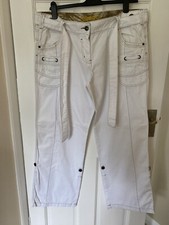 Next White Slouch Trousers