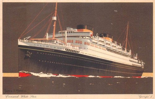 Cunard white star line - white, georgic