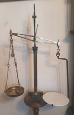 Large 19th Century Antique  Shop Weighing Beam Scales Museum quality. 