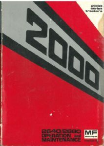 Massey ferguson tractor mf2640 - ferguson,