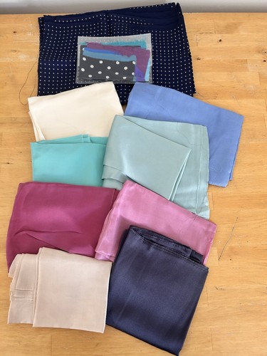 Mixed pure silk fabric - mixed,