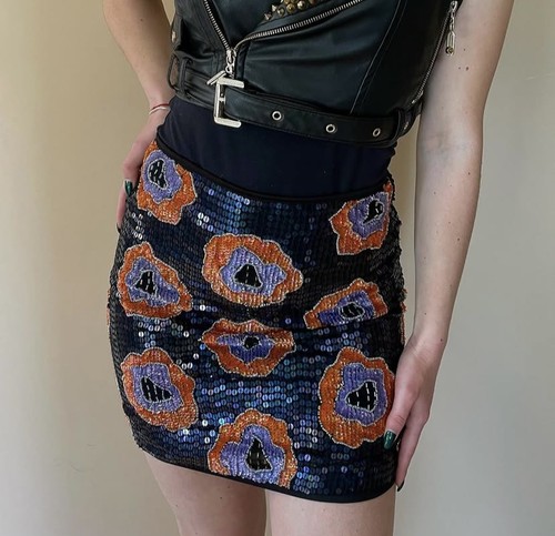 Sequins fully beaded - beaded, y2k