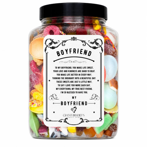 Boyfriend sweet jar from - sweet,