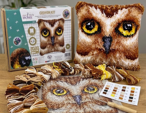 Owl bird craft buddy - owl, latch