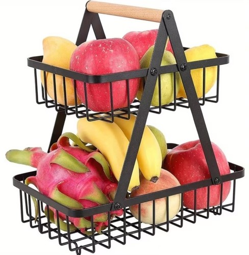 Tier metal fruit basket - tier,