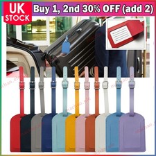 Leather Luggage Tags Suitcase