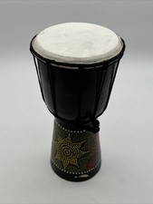 African Djembe Drum Hand-Carved Solid-Wood Goat-Skin Traditional African Musical