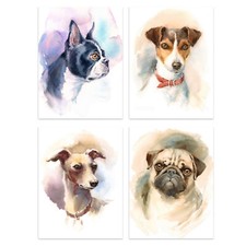 Dog Paintings Pug Jack Russell