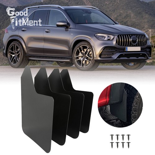 Black mud flaps splash - 4x,