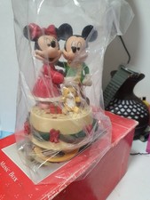 Disney Schmid Mickey and Minnie Mouse Dancing Music Box Vintage Collectable