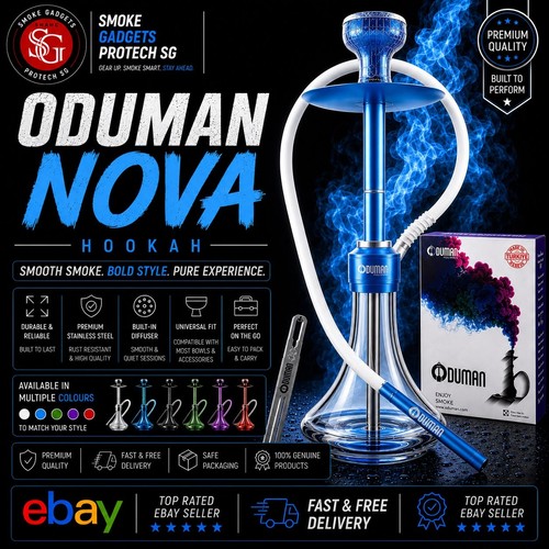Oduman nova hookah clear - oduman,