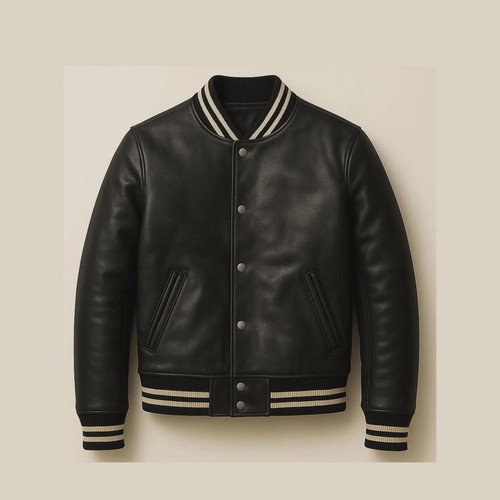 Men black genuine leather - men's,