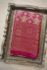 Elegant Tissue Silk Saree – Wedding, Party, Festive Indian Traditional Wear 